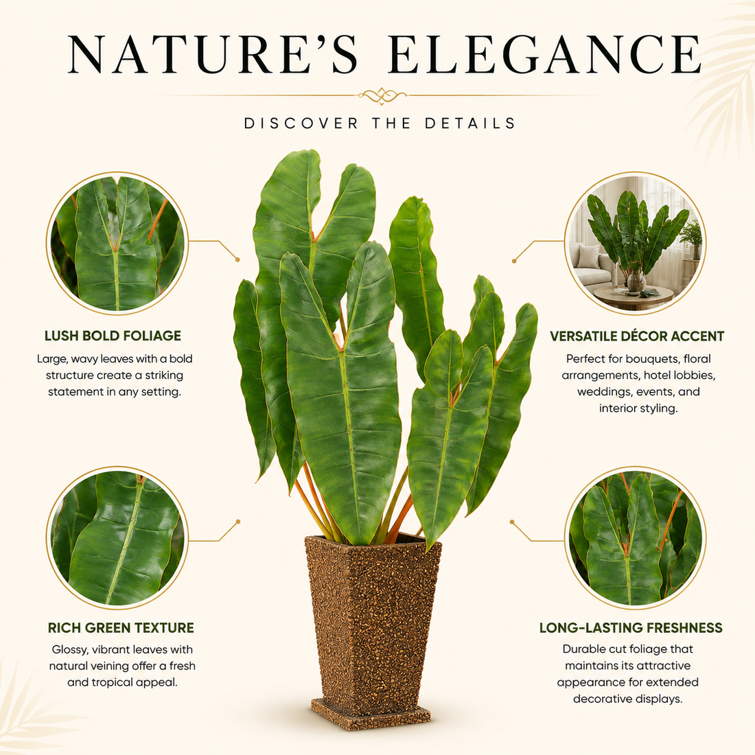 Elevate Florals with Tropical Cut Foliage for Chic Arrangements